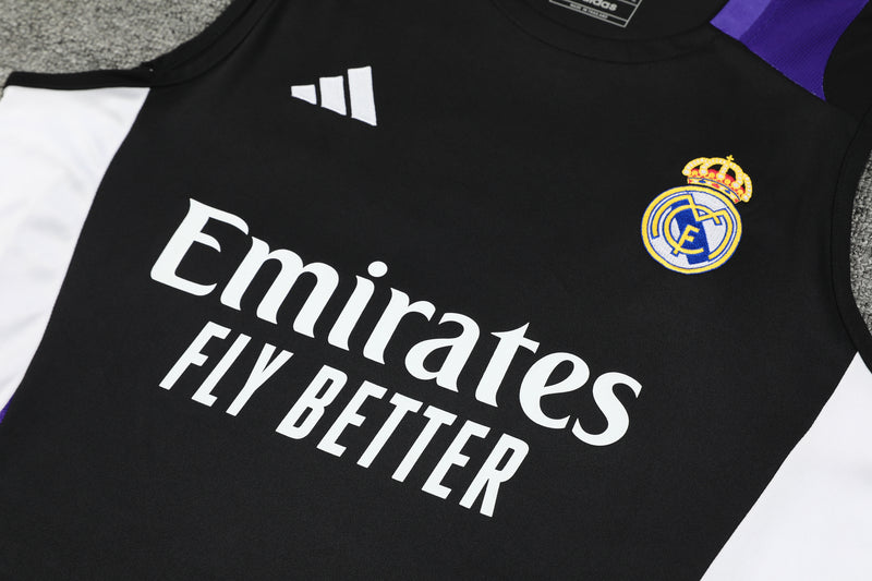 KIT REGATA REAL MADRID 24/25 - PRETO/ROXO