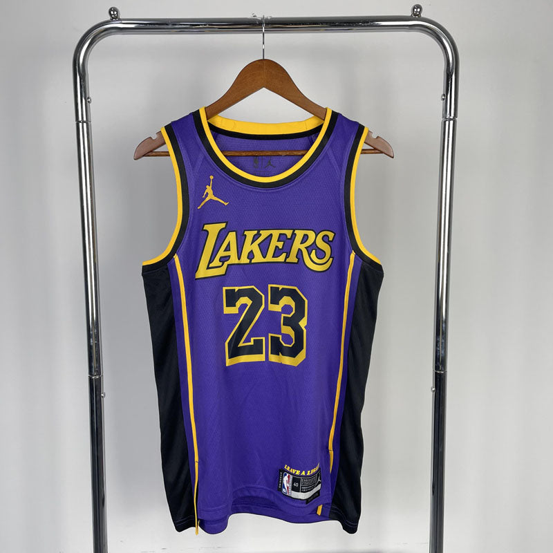 Regata NBA Los Angeles Lakers Statement 22/23 LeBron James 23 - Roxa