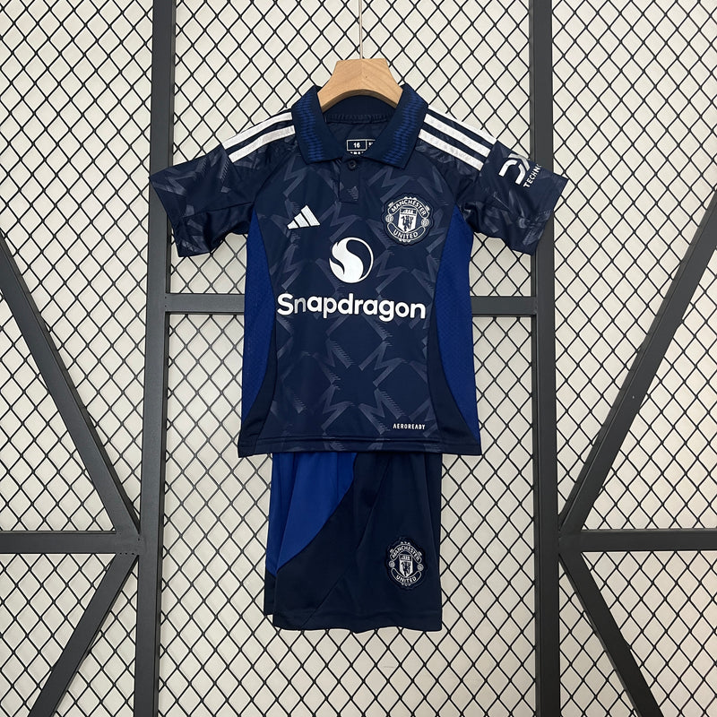 Conjunto Infantil Manchester United 2024/25 Away