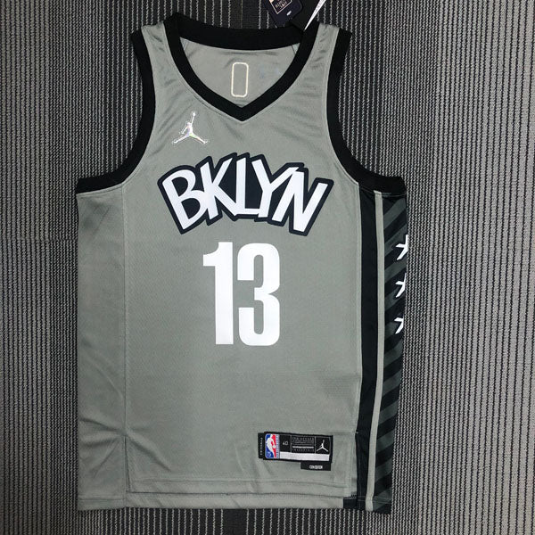 Regata NBA Brooklyn Nets Edição 75 anos 21/22 James Harden - Cinza