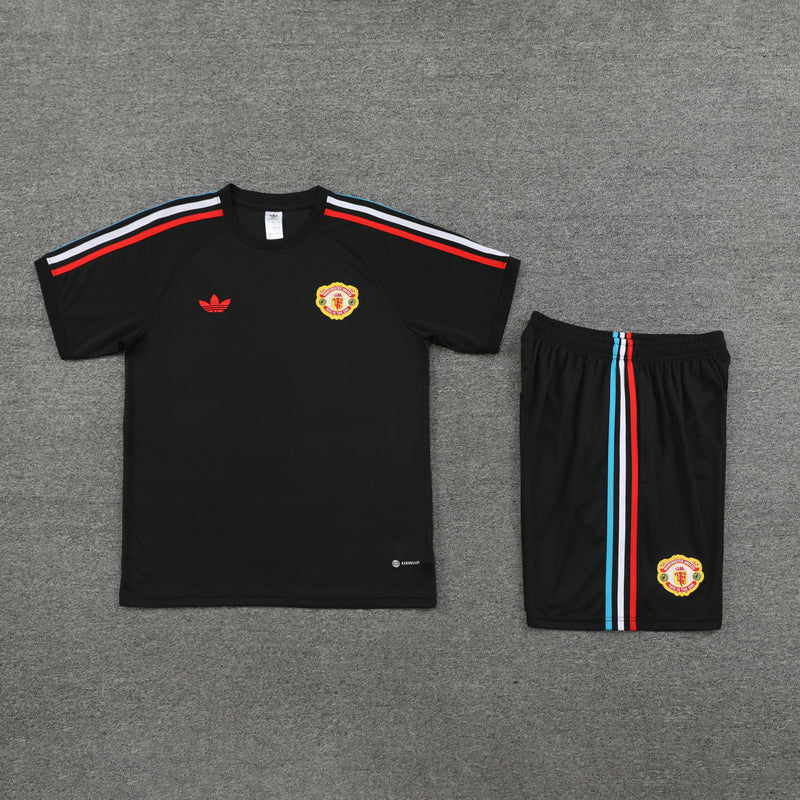 Kit Manchester United 2024/25 - Preto