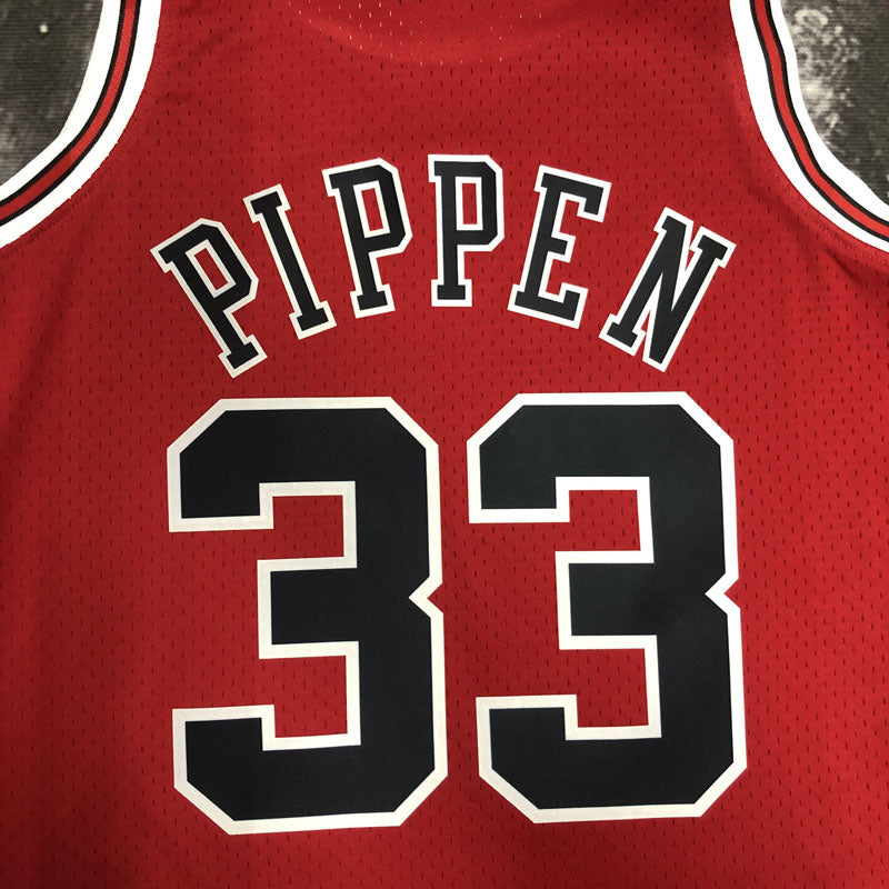 Regata Chicago Bulls Retrô Mitchell & Ness 1997/1998 Scottie Pippen - Vermelha