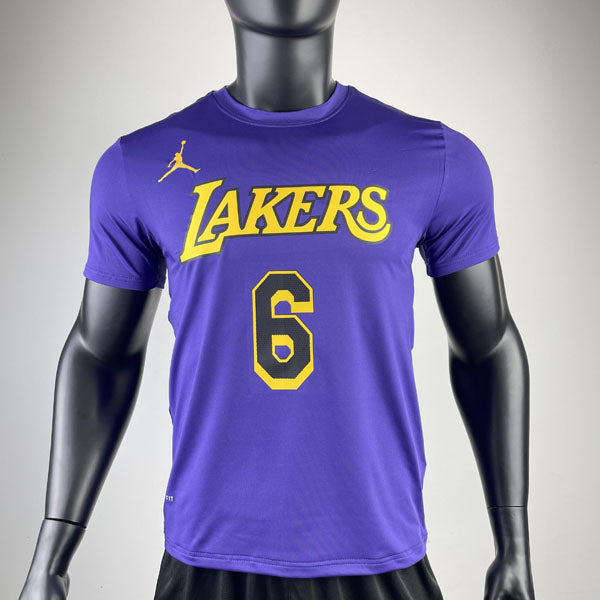 Camiseta NBA Los Angeles Lakers LeBron James 6 DRI-FIT - Roxa