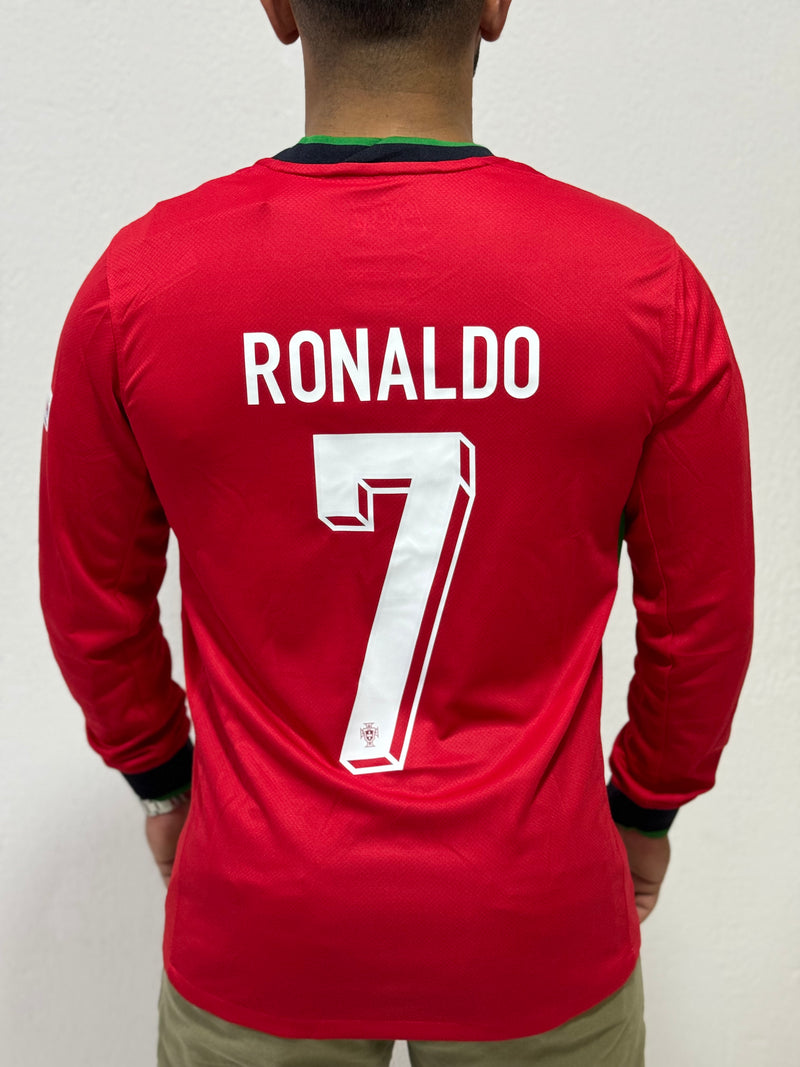 Camisa Portugal 2024/25 Manga Longa - Ronaldo