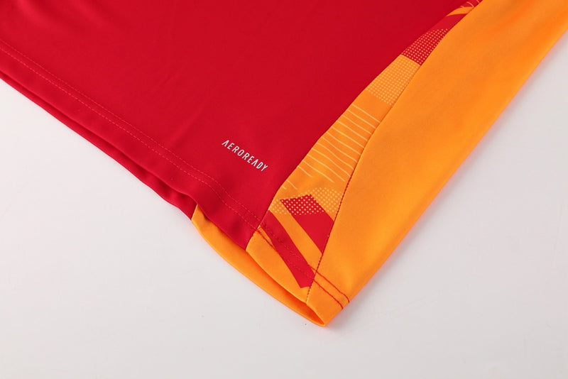 Camisa Treino Adidas - Vermelho/Laranja