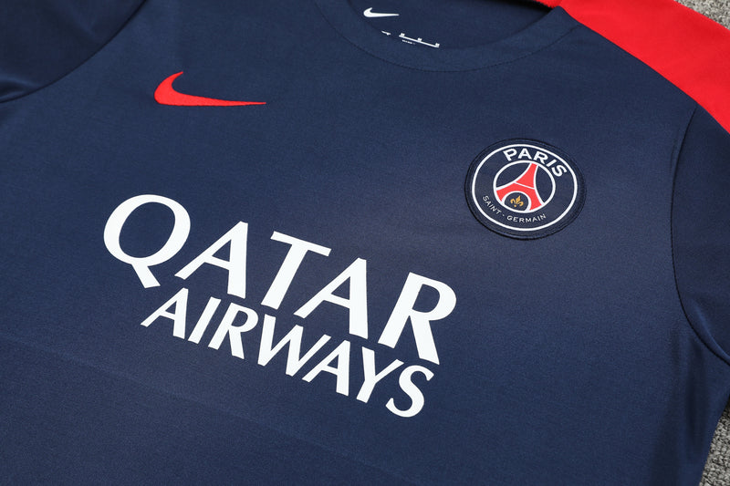 Kit Treino PSG 24/25 - Azul Escuro