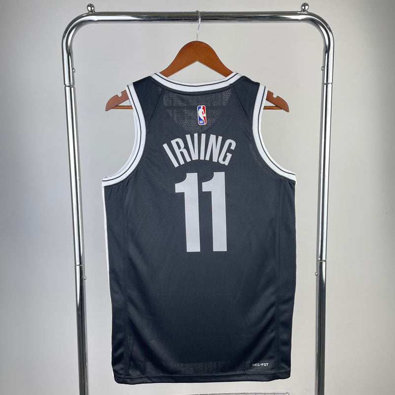 Regata NBA Brooklyn Nets Icon Edition Kyrie Irving - Preta