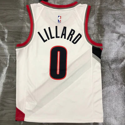 Regata NBA Portland Trail Blazers Association Edition Damian Lillard - Branca