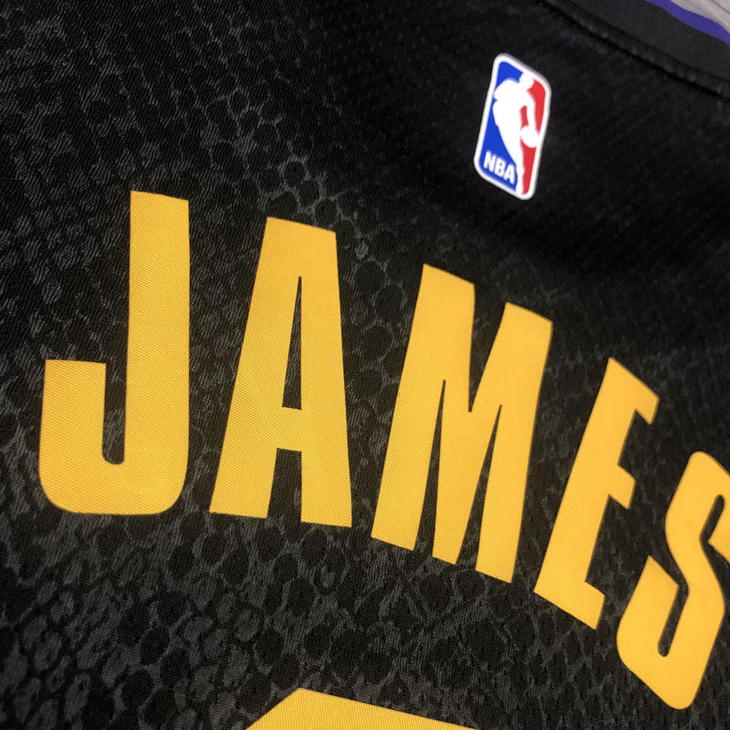 Regata NBA Los Angeles Lakers Black Mamba LeBron James 6 - Preta