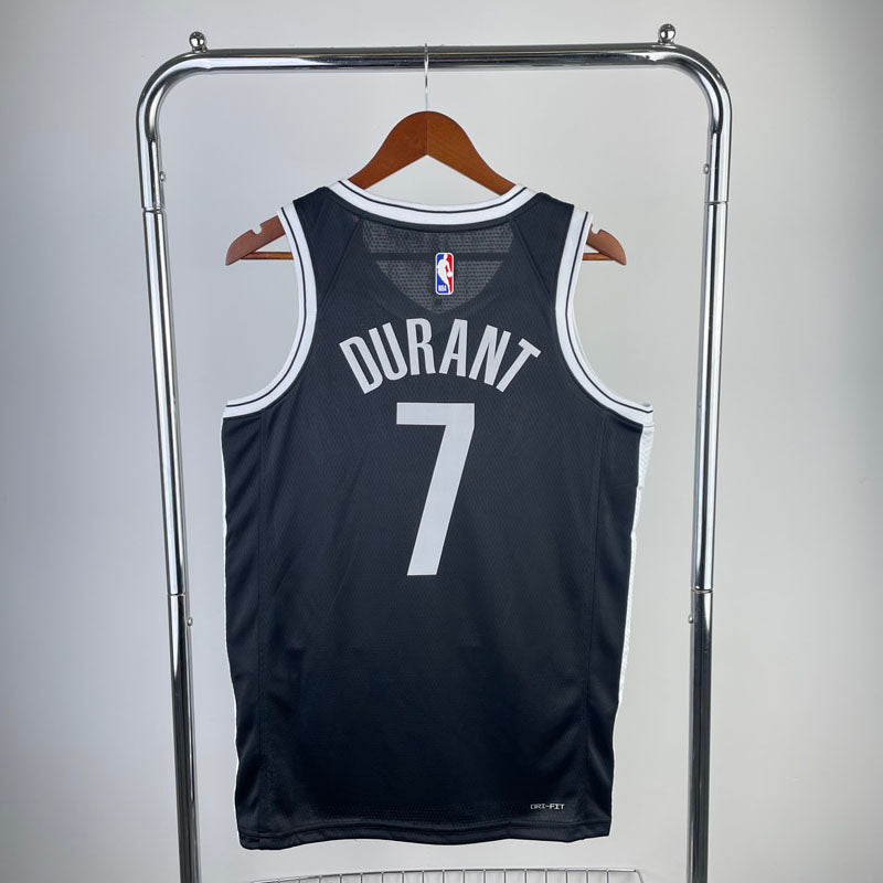 Regata NBA Brooklyn Nets Icon Edition Kevin Durant - Preta