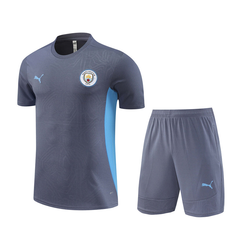 Kit Treino Manchester City 24/25 - Cinza