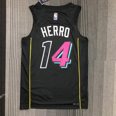 Regata NBA Miami Heat City Edição 75 anos Tyler Herro - Preta