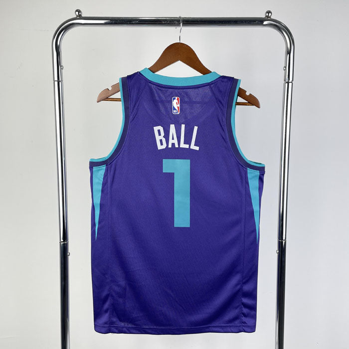 Regata NBA Charlotte Hornets Statement Edition 20/21 LaMelo Ball - Roxa