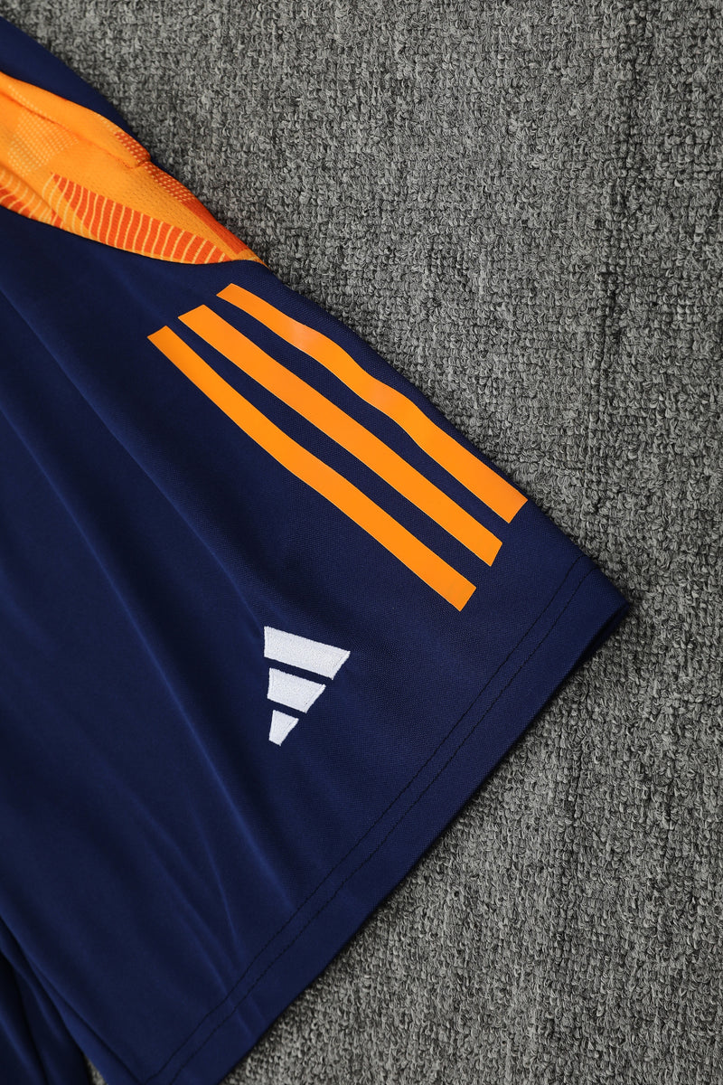 Kit Regata Adidas - Laranja/Azul Escuro