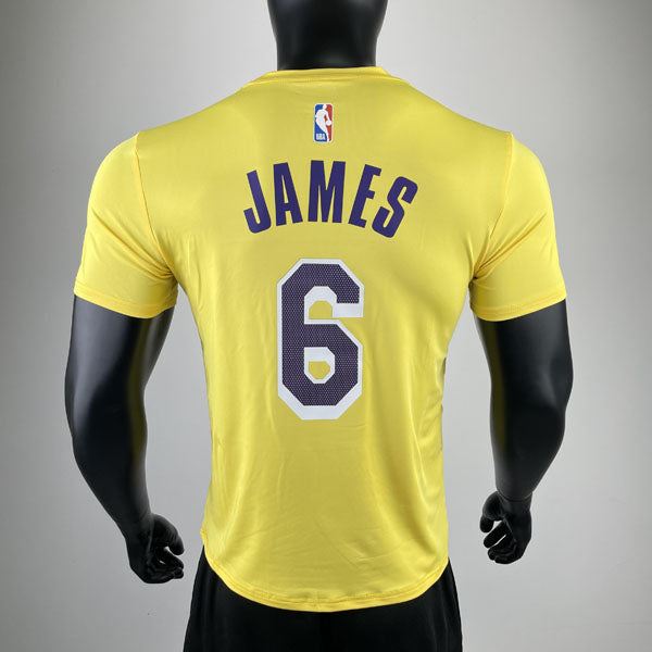 Camiseta NBA Los Angeles Lakers LeBron James DRI-FIT - Amarela