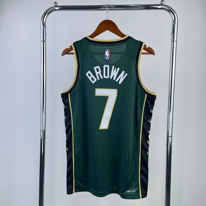 Regata NBA Boston Celtics City Edition 22/23 Jaylen Brown - Verde