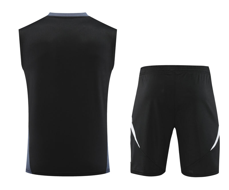 Kit Regata Manchester United 24/25 - Preto/Cinza