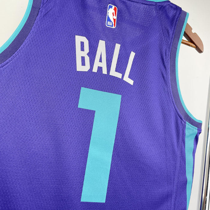 Regata NBA Charlotte Hornets Statement Edition 20/21 LaMelo Ball - Roxa