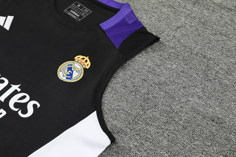 KIT REGATA REAL MADRID 24/25 - PRETO/ROXO