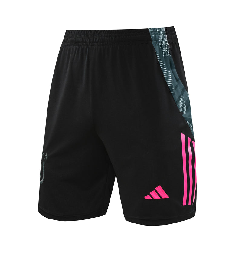 Short Juventus Treino 2024/25 - Preto/Rosa