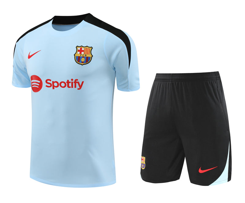 Kit Treino Barcelona 24/25 - Azul Claro