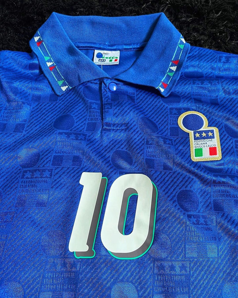 Camisa Retrô Itália 1994 Home - R. Baggio