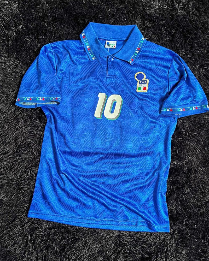 Camisa Retrô Itália 1994 Home - R. Baggio