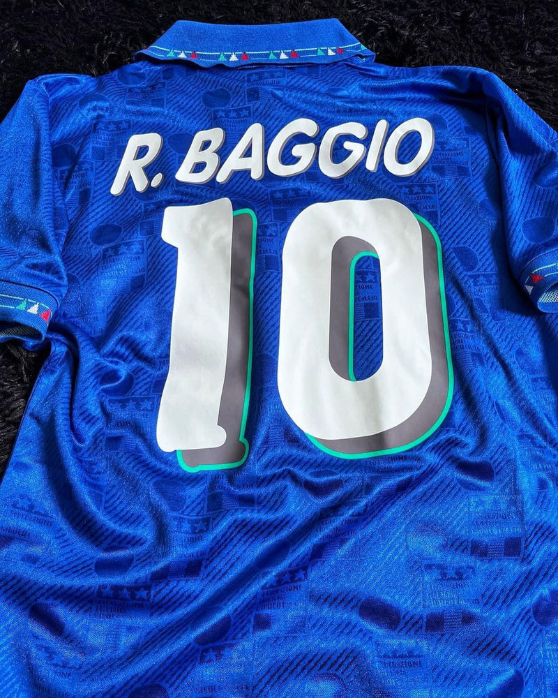 Camisa Retrô Itália 1994 Home - R. Baggio