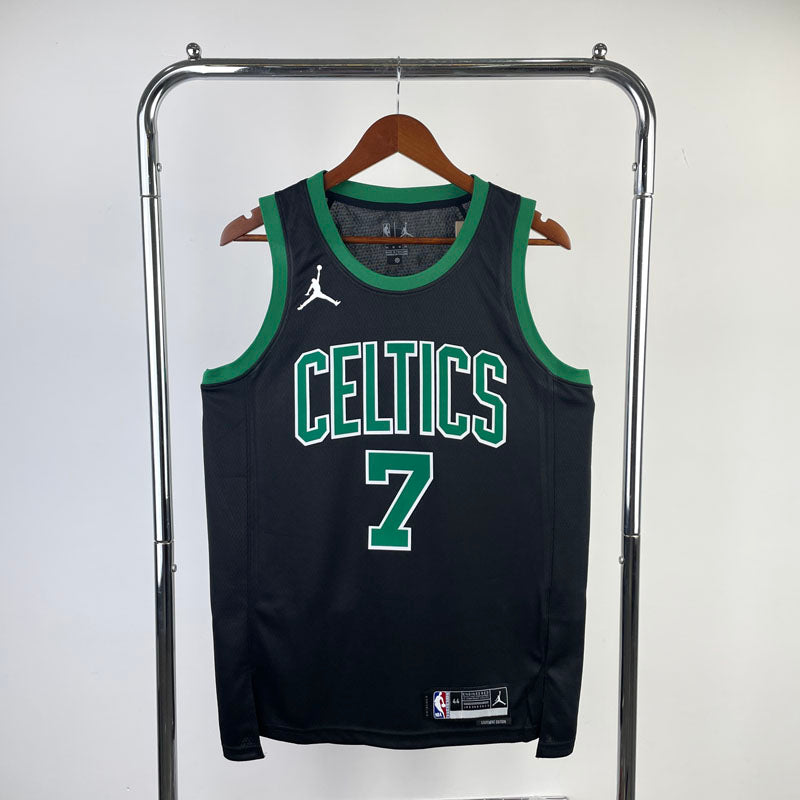 Regata NBA Boston Celtics Statement Edition 23/24 Jaylen Brown - Preta