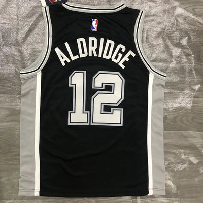 Regata NBA San Antonio Spurs LaMarcus Aldridge - Preta