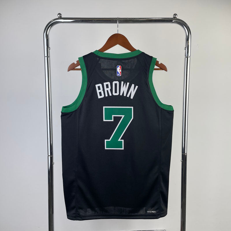 Regata NBA Boston Celtics Statement Edition 23/24 Jaylen Brown - Preta