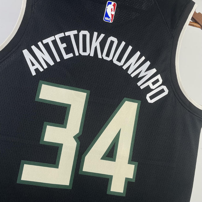 Regata NBA Milwaukee Bucks Statement Edition 20/21 Giannis Antetokounmpo - Preta