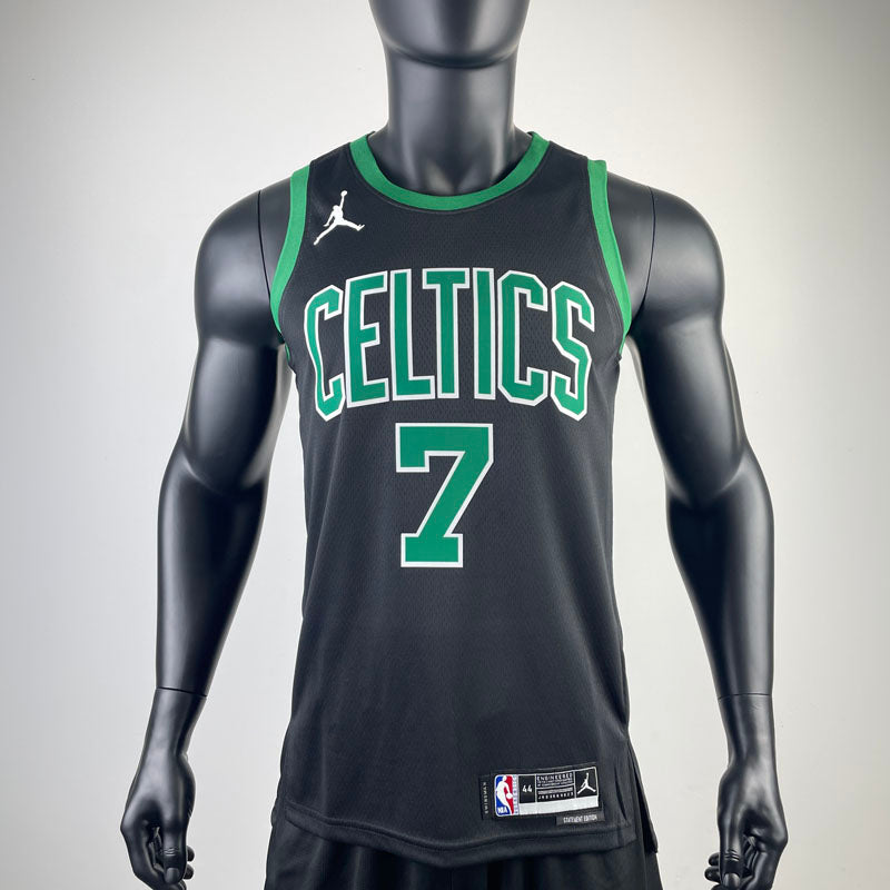 Regata NBA Boston Celtics Statement Edition 23/24 Jaylen Brown - Preta