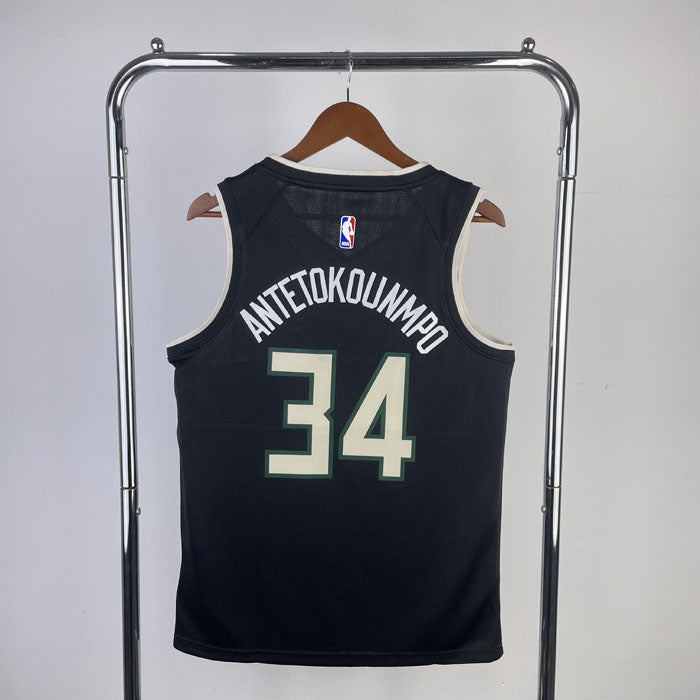 Regata NBA Milwaukee Bucks Statement Edition 20/21 Giannis Antetokounmpo - Preta