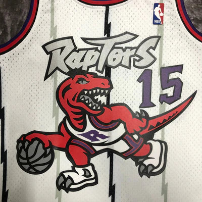 Regata Toronto Raptors Retrô Mitchell & Ness 1998/1999 Vince Carter - Branca