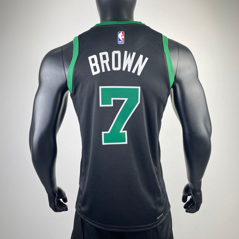 Regata NBA Boston Celtics Statement Edition 23/24 Jaylen Brown - Preta