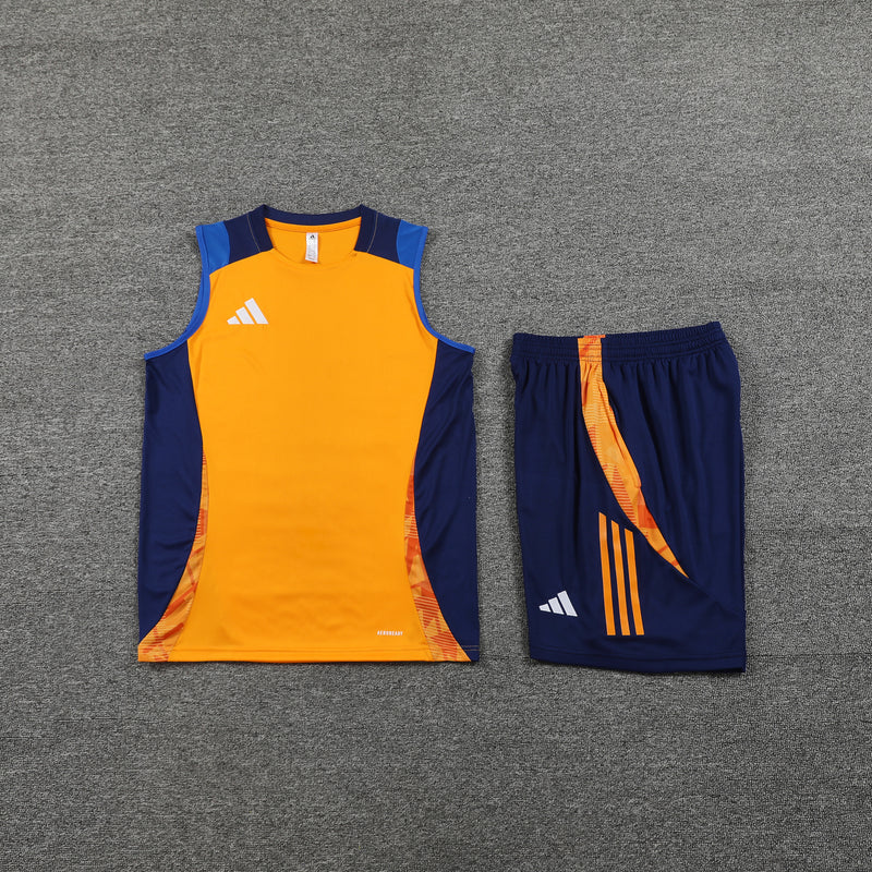 Kit Regata Adidas - Laranja/Azul Escuro