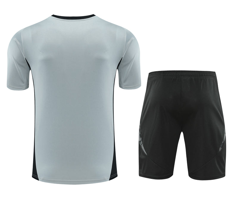 Kit Adidas - Cinza/Preto