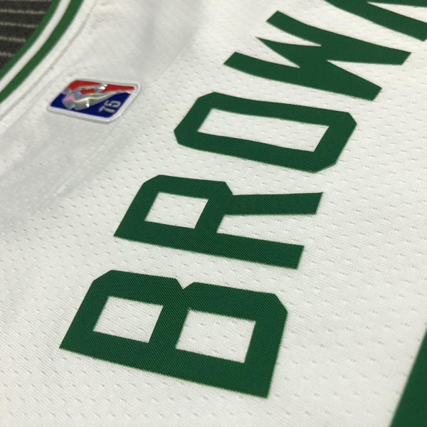 Regata NBA Boston Celtics Edição 75 anos 21/22 Jaylen Brown - Branca