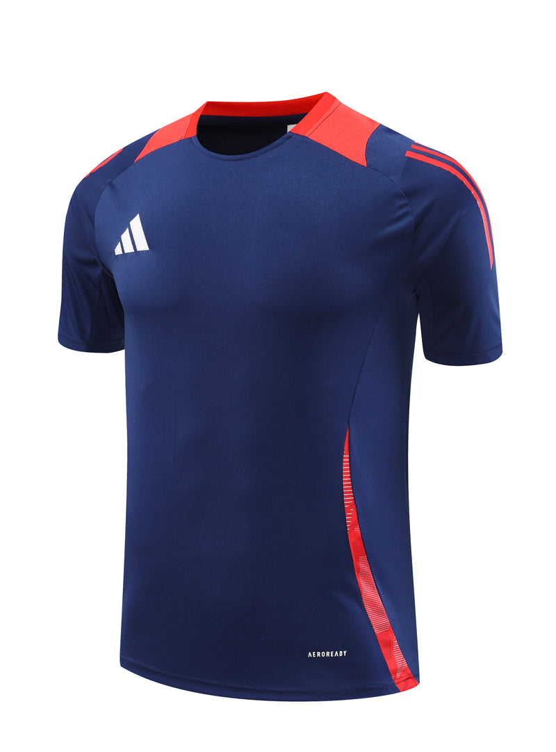 Camisa Treino Adidas - Azul Escuro/Vermelho