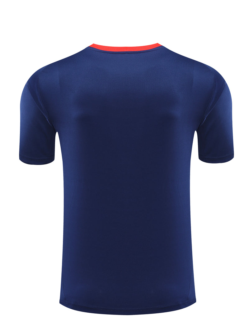 Camisa Treino Adidas - Azul Escuro/Vermelho