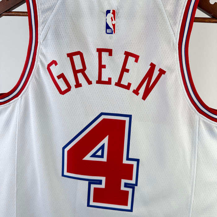 Regata NBA Houston Rockets City Edition 23/24 Jalen Green - Branca