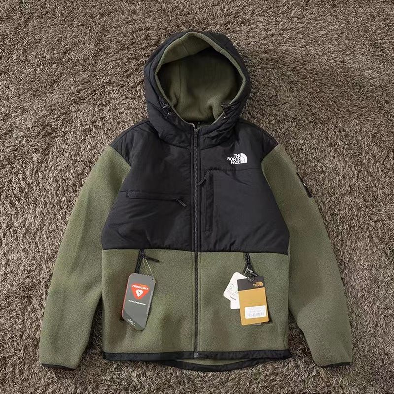 Jaqueta The North Face Fleece Hooded - Verde