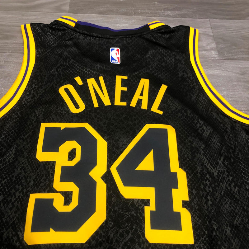 Regata NBA Los Angeles Lakers Black Mamba Shaquille O'Neal - Preta