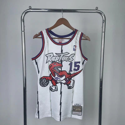 Regata Toronto Raptors Retrô Mitchell & Ness 1998/1999 Vince Carter - Branca