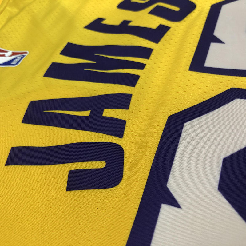 Regata NBA Los Angeles Lakers City Edition 19/20 LeBron James 23 - Amarela