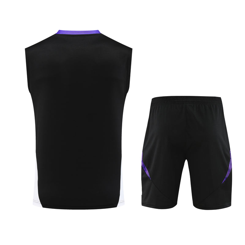 KIT REGATA REAL MADRID 24/25 - PRETO/ROXO