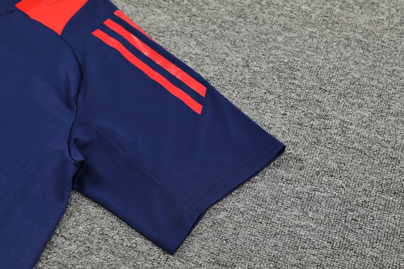 Camisa Treino Adidas - Azul Escuro/Vermelho