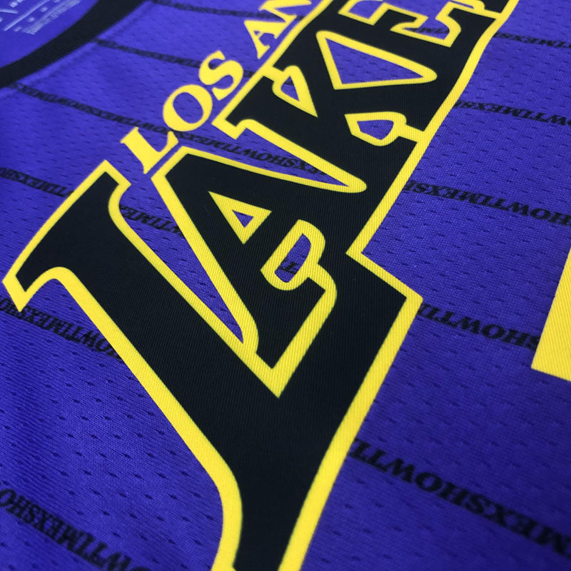 Regata NBA Los Angeles Lakers City Edition 18/19 Kobe Bryant 24 - Roxa