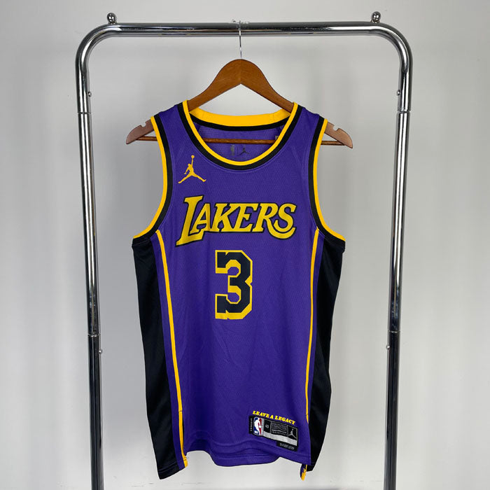 Regata NBA Los Angeles Lakers Statement Edition 23/24 Anthony Davis - Roxa